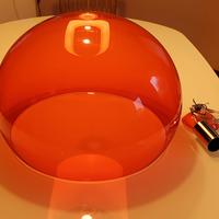 Lampada Kartell FL/Y rosso a sospensione