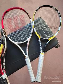 racchette tennis babolat e wilson