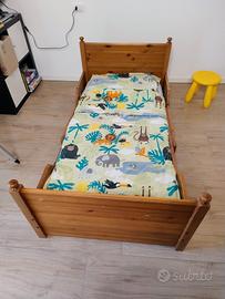 Letto allungabile IKEA (130/165/200)x80 completo