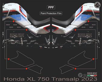 Protezione PPF laterali Honda XL 750 Transalp