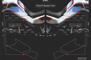 Protezione PPF laterali Honda XL 750 Transalp