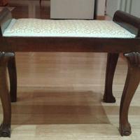 Sgabello in noce dei primi del '900