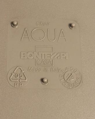 Sedie impilabili Bontempi Aqua