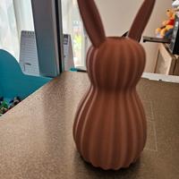 coniglio pasquale porta palma in 3D design moderno