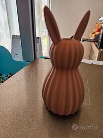 coniglio pasquale porta palma in 3D design moderno