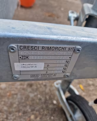 Carrello Cresci rimorchi 3000 kg