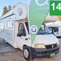 CAMPER MILLER DUCATO MANSARDATO 7 POSTI DOPPIA DIN