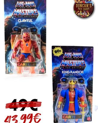 Masters Of The Universe King Randor e Clawful Cart
