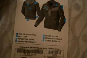Giacca moto uomo invernale 