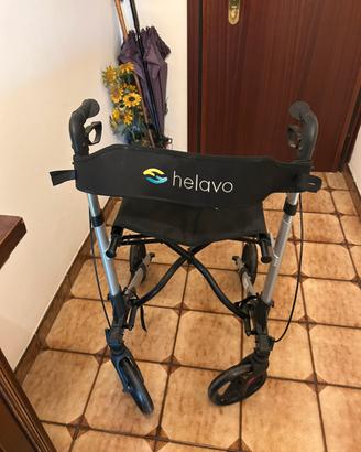 Girello alluminio freni e seduta