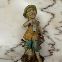 Coppia di Statuette in porcellana Biscuit