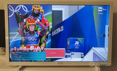 PHILIPS TV LED Full HD 24" 24PFS5535/12 Bianco

