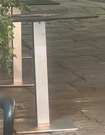 base tavolo colore oro, acciaio,  nero