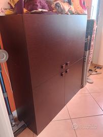 completo mobile e due mensole wengè