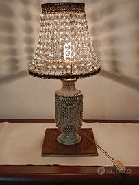 Antica Lampada da Tavolo Altezza cm.50 ca 