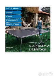 Tavolo ping pong Pongori  PPT 530.2 outdoor grigio