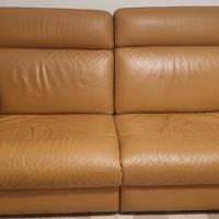 Divano 3 posti  In pelle 