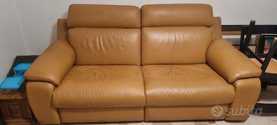 Divano 3 posti  In pelle 