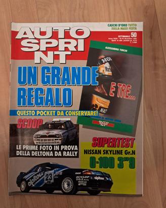 Autosprint 1991 Prime foto Delta da Rally - Nissan