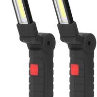 2 LAMPADE TORCIA LAVORO CALAMItA PORTATILE RICARIC