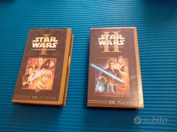 Vhs Star Wars minaccia fantasma l'attacco dei c