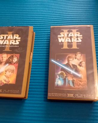 Vhs Star Wars minaccia fantasma l'attacco dei c