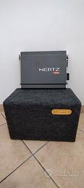 Amplificatore e cassa auto HERTZ