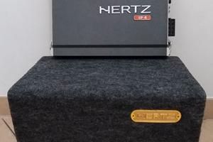 Amplificatore e cassa auto HERTZ