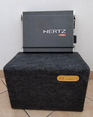 Amplificatore e cassa auto HERTZ