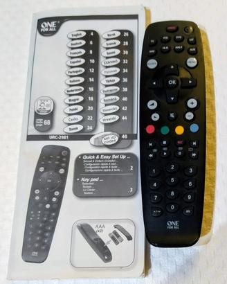 Telecomando Universale ONE FOR ALL