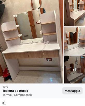Toeletta trucco