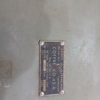 cassetta di metallo vintage militare