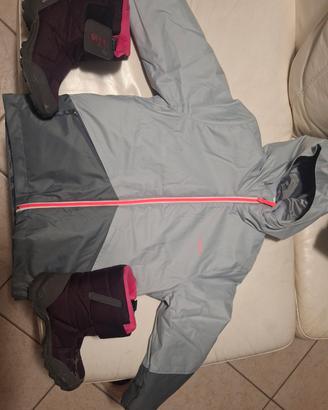 giacca 10 anni neve sci come da foto e scarponi 36