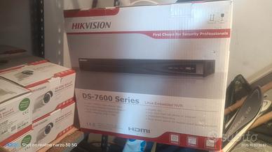 nvr hikvision+ 10 telecamere come foto nuove e mai