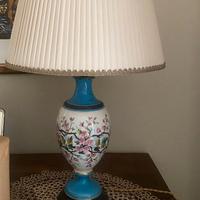 Lampada ceramica decorata