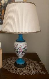 Lampada ceramica decorata