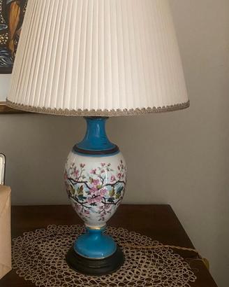 Lampada ceramica decorata