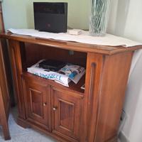 mobile TV Angolare vero legno 
