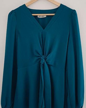 Camicetta Elegante Donna– Blu Verde | Taglia L |