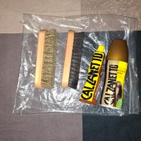 kit pulizia anfibi in pelle