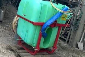 atomizzatore portato zincato con pale regolabili