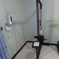 lat machine + pulley 