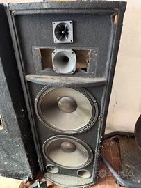 diffusori casse passive doppio woofer 15"