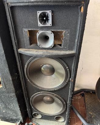 diffusori casse passive doppio woofer 15"
