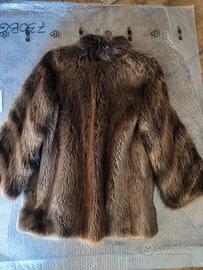 Pelliccia Castoro Taglia M42 Italia