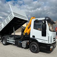 IVECO EUROCARGO 120EL22 GRU COPMA 108.4 RIBALTABIL