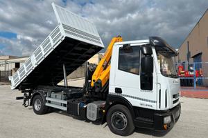 IVECO EUROCARGO 120EL22 GRU COPMA 108.4 RIBALTABIL