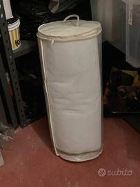 Lettino pieghevole e materasso