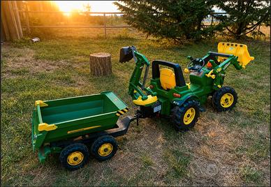 Trattore John Deere SET COMPLETO Rolly Toys !!!
