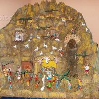 Presepe artigianale in sughero
